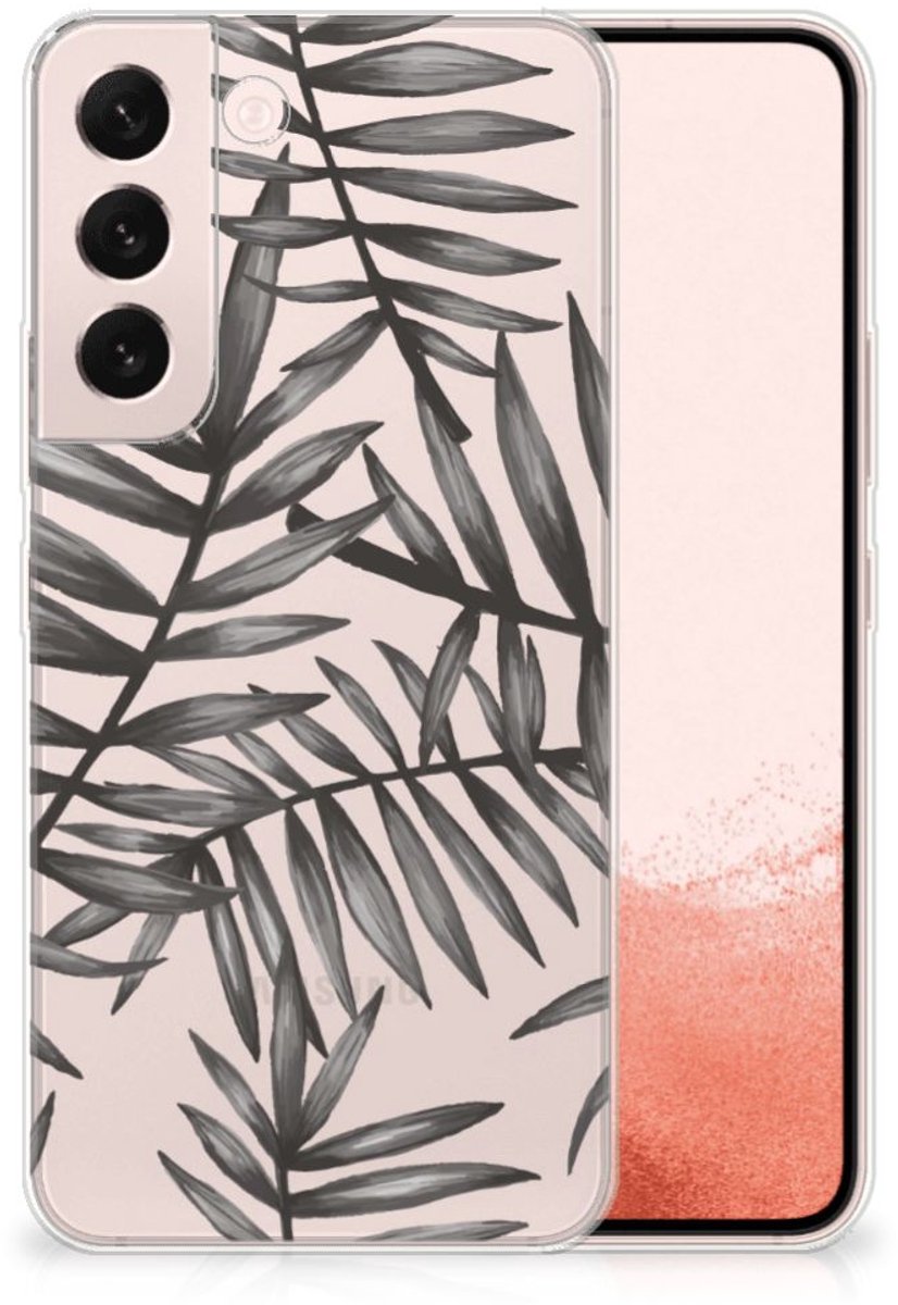 Samsung Galaxy S22 TPU Case Leaves Grey
