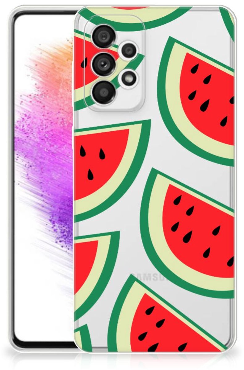 Samsung Galaxy A73 5G Siliconen Case Watermelons