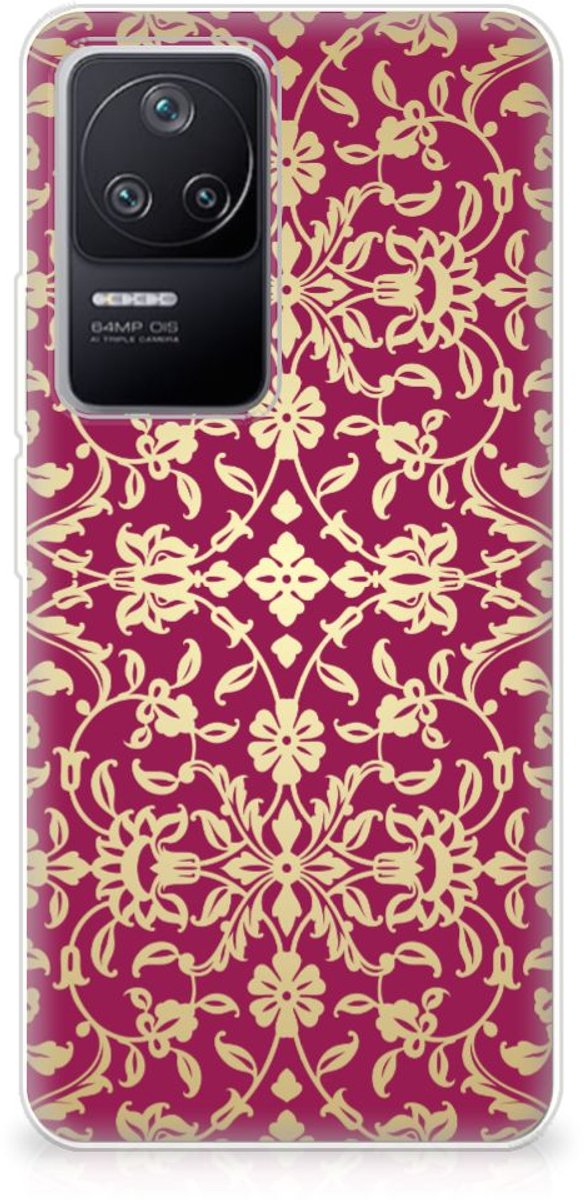 Siliconen Hoesje Xiaomi Poco F4 Barok Pink
