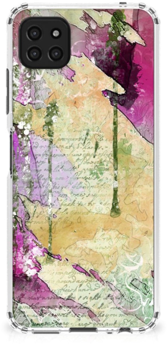 Back Cover Samsung Galaxy A22 5G Letter Painting