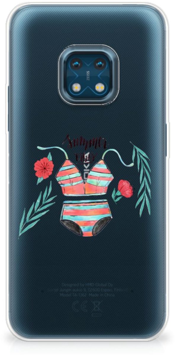 Nokia XR20 Telefoonhoesje met Naam Boho Summer