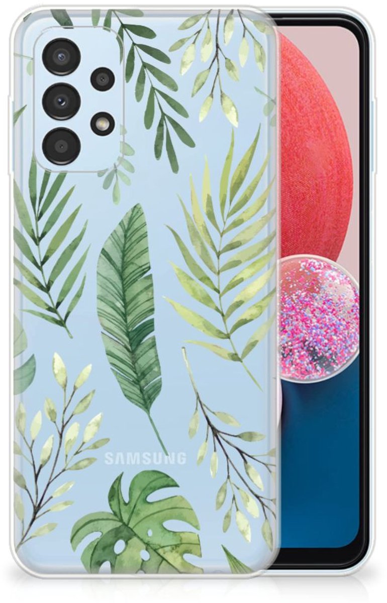 Back Cover voor Samsung Galaxy A13 4G TPU Case Leaves