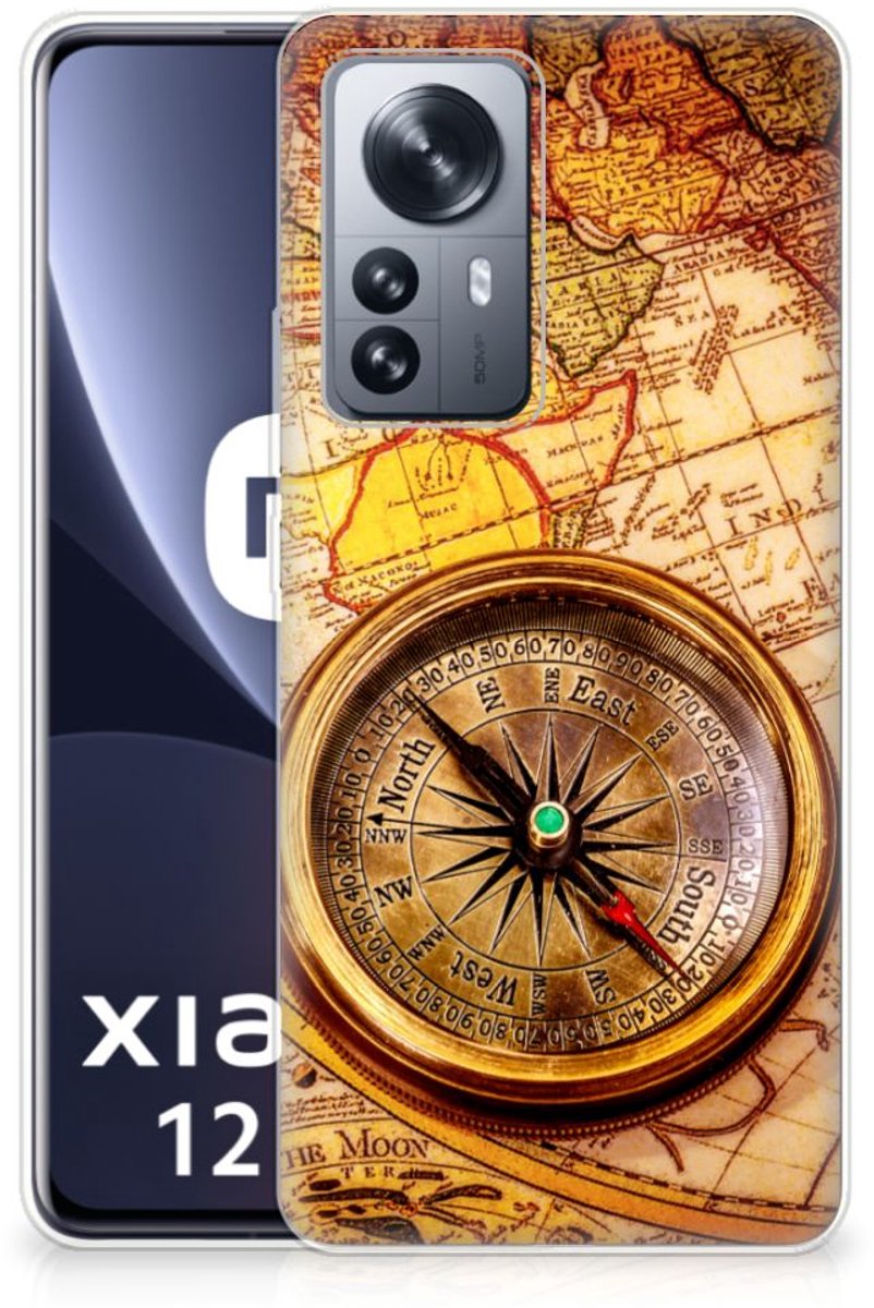 Xiaomi 12 Pro Siliconen Back Cover Kompas