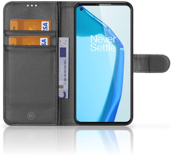 Étui pour téléphone portable OnePlus 9 Flip Case Pink marbré