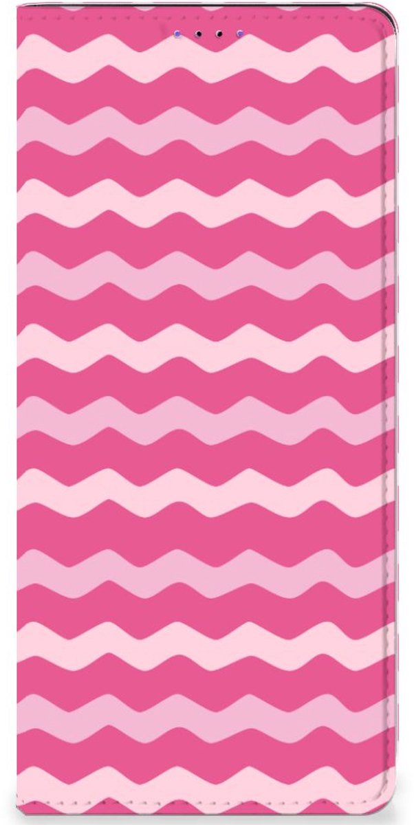 Samsung Galaxy A22 5G Hoesje met Magneet Waves Pink