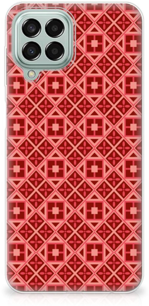 Samsung Galaxy M33 TPU bumper Batik Rood