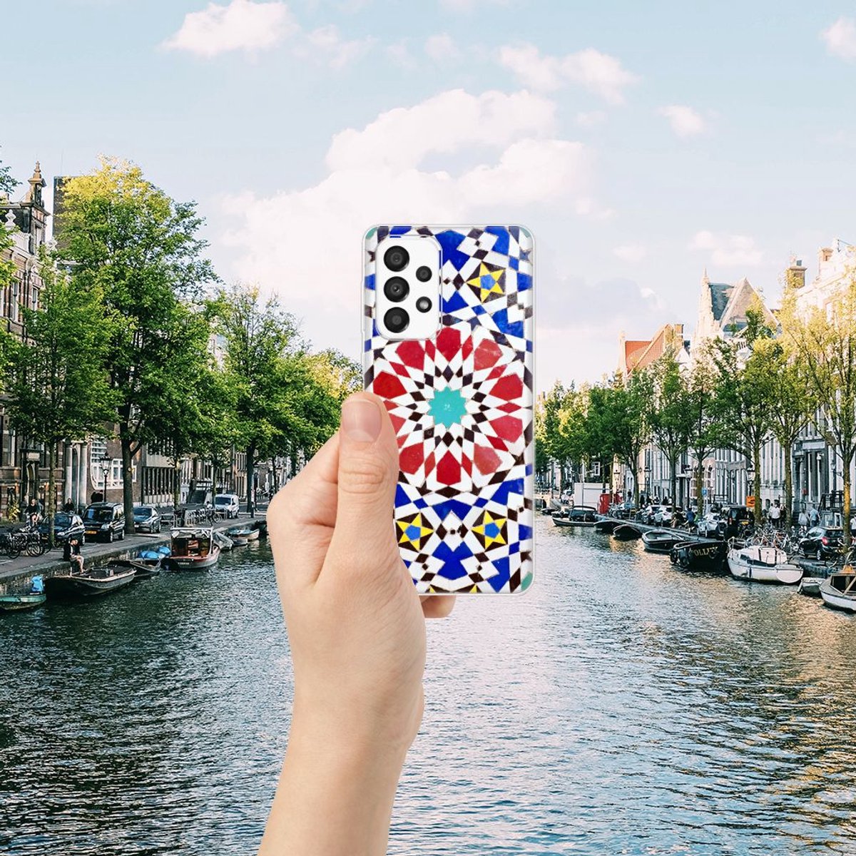 Samsung Galaxy A33 5G TPU Siliconen Hoesje Mozaïek