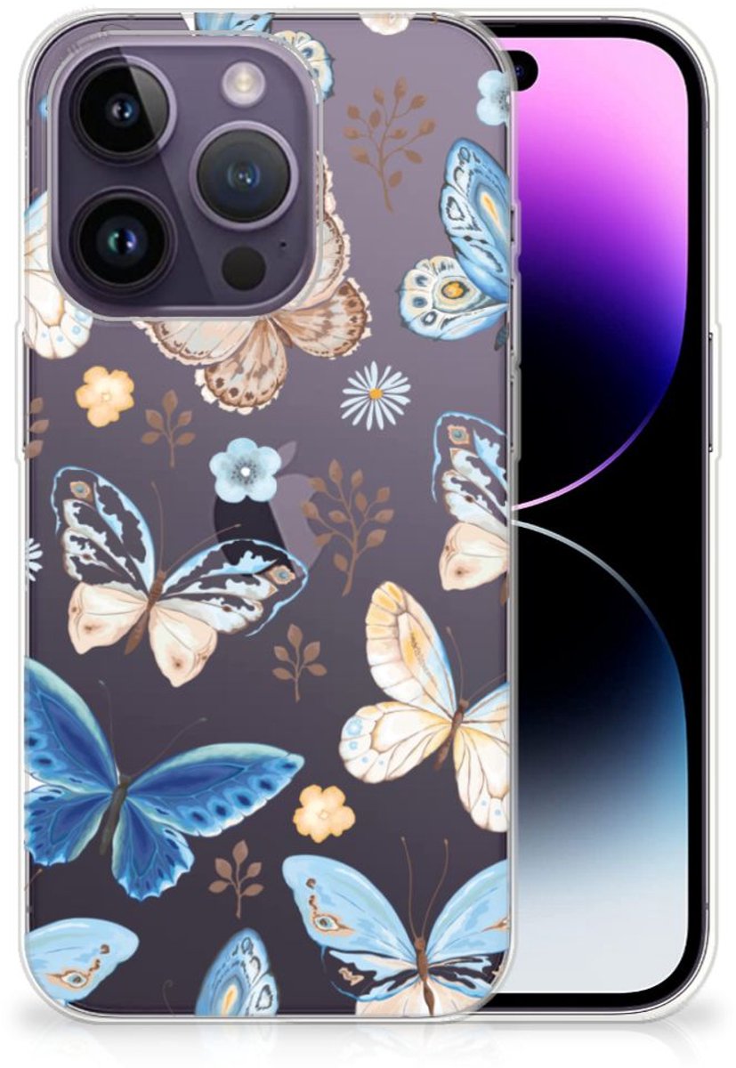 TPU Hoesje voor Apple iPhone 14 Pro Vlinder