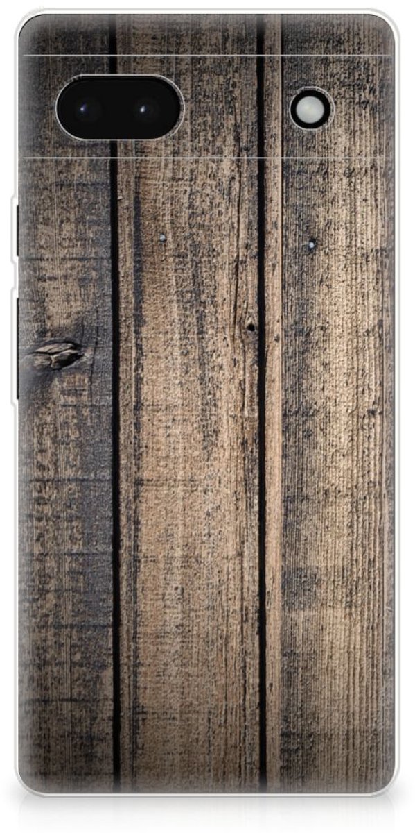 Google Pixel 6A Bumper Hoesje Steigerhout