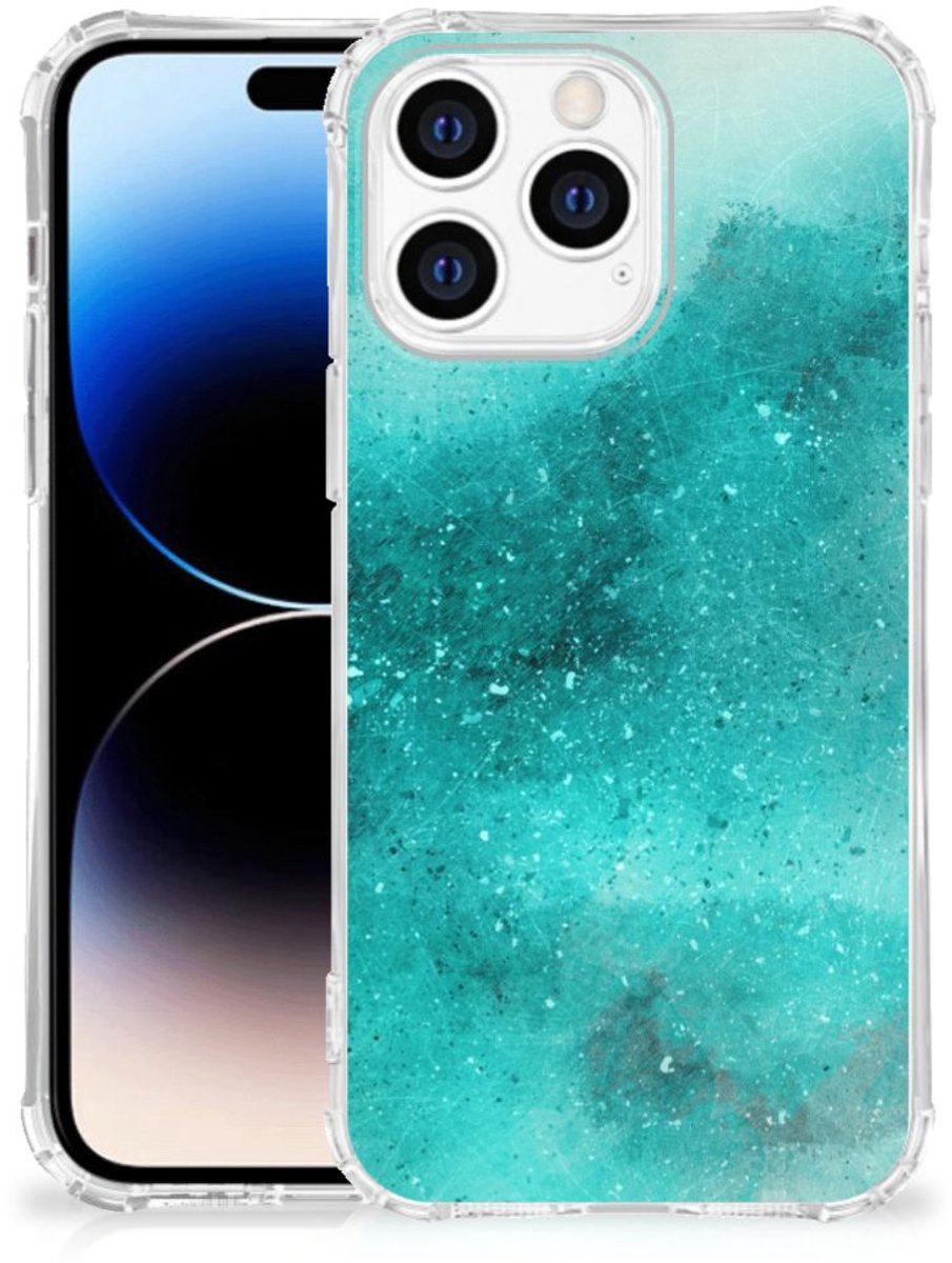 Back Cover Apple iPhone 14 Pro Max Painting Blue