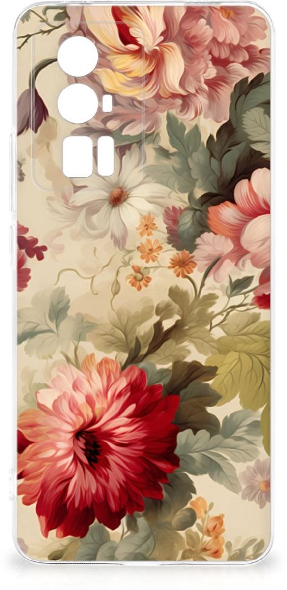 TPU Case voor Xiaomi Poco F5 Pro Bloemen