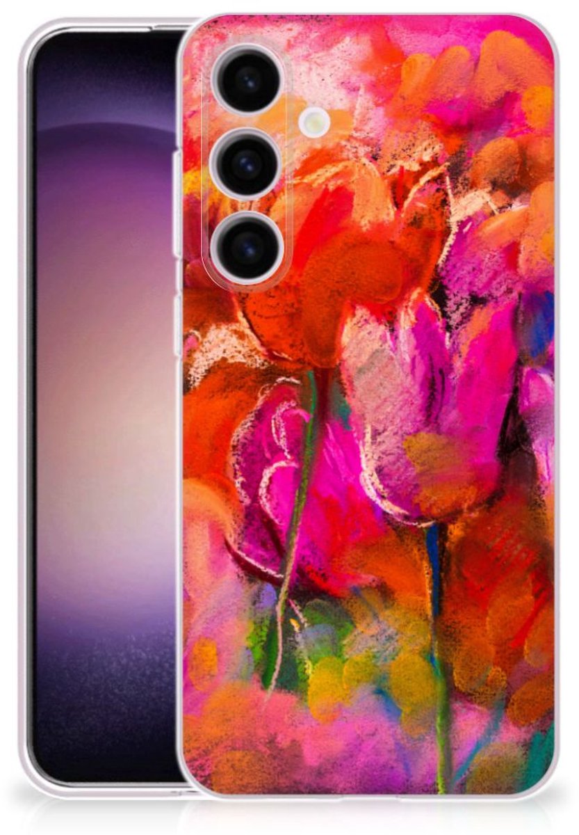 Hoesje maken Samsung Galaxy S24 Tulips