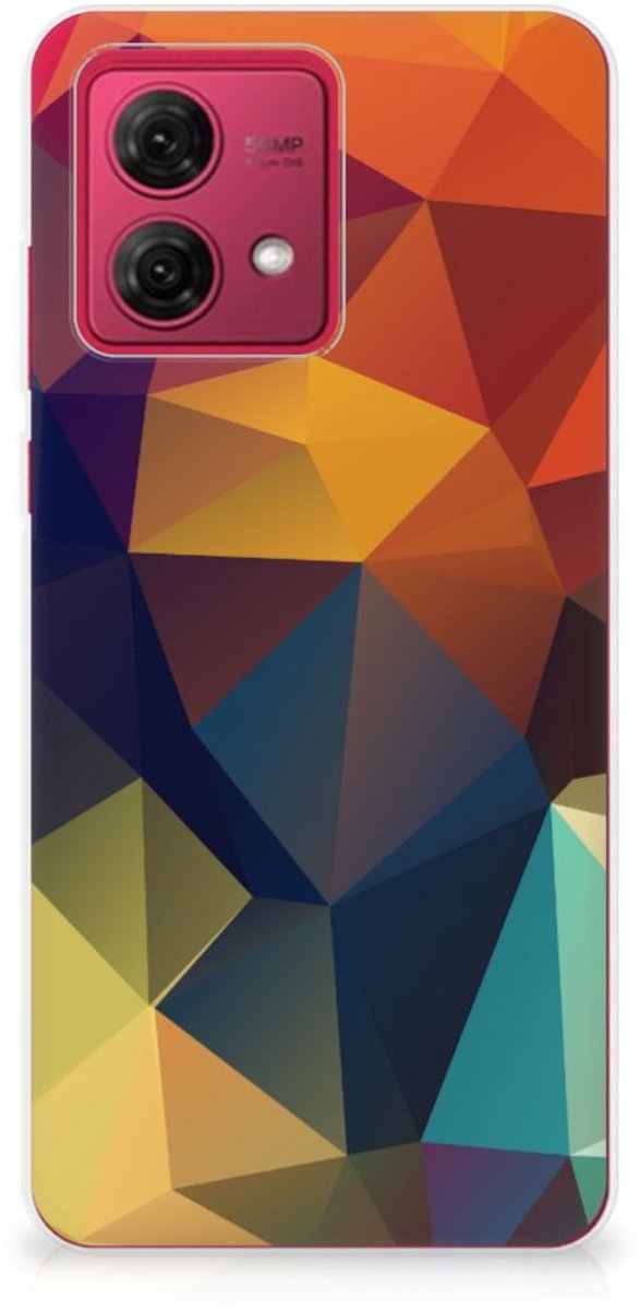 Motorola Moto G84 TPU Hoesje Polygon Color