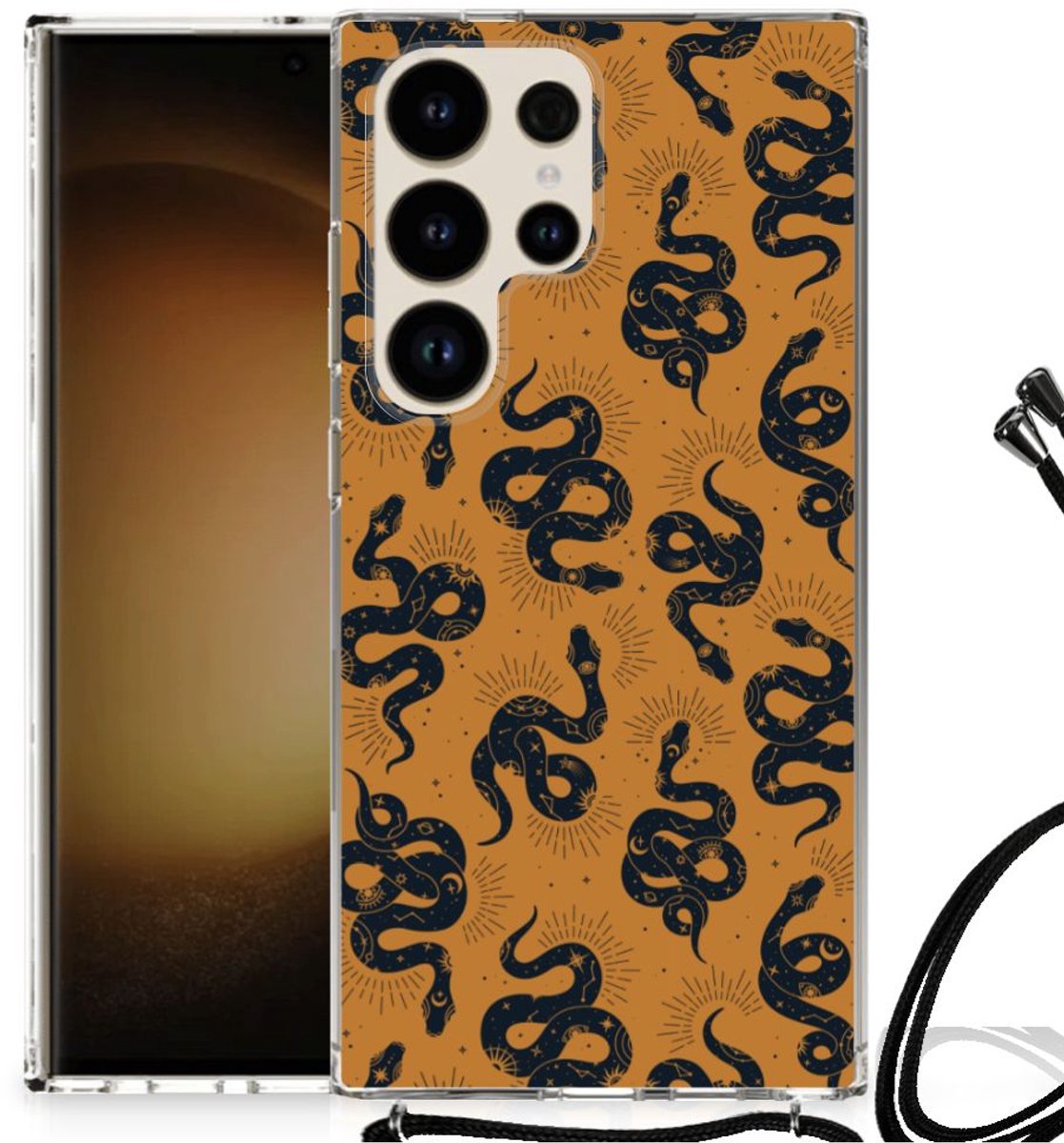 Case Anti-shock voor Samsung Galaxy S24 Ultra Snakes