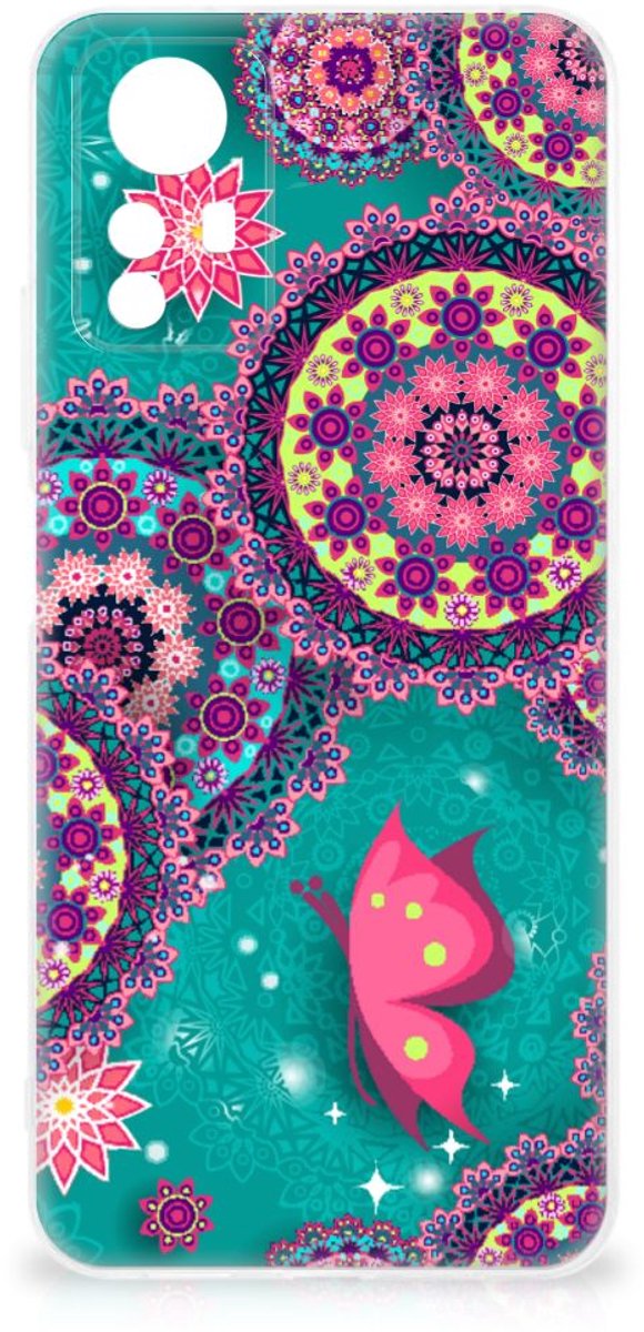 Xiaomi Redmi Note 12S Hoesje maken Cirkels en Vlinders