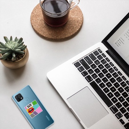 Housse TPU Silicone Etui pour OPPO A15 Coque Popart Princesse