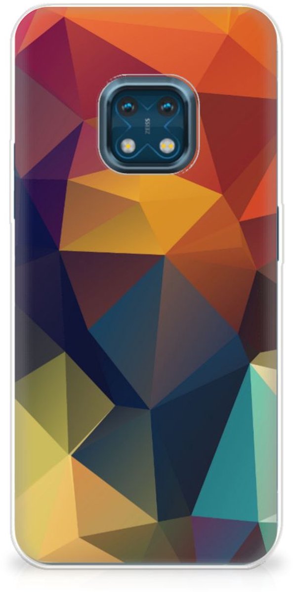 Nokia XR20 TPU Hoesje Polygon Color
