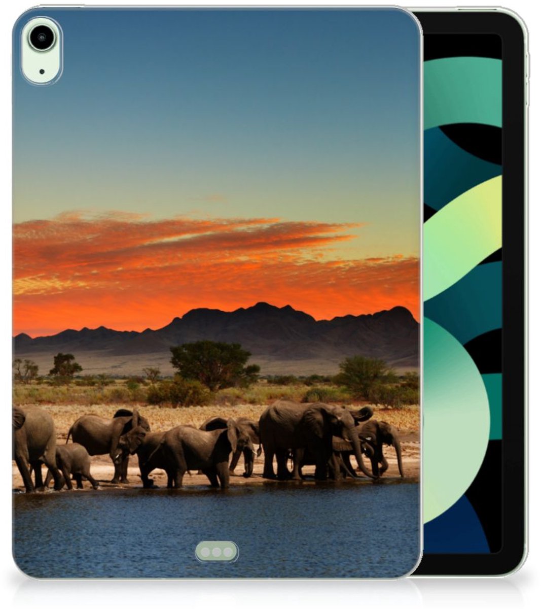 iPad Air (2020/2022) 10.9 inch Back Case Olifanten