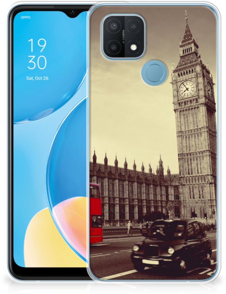 TPU Hoesje voor OPPO A15 Siliconen Back Cover Londen