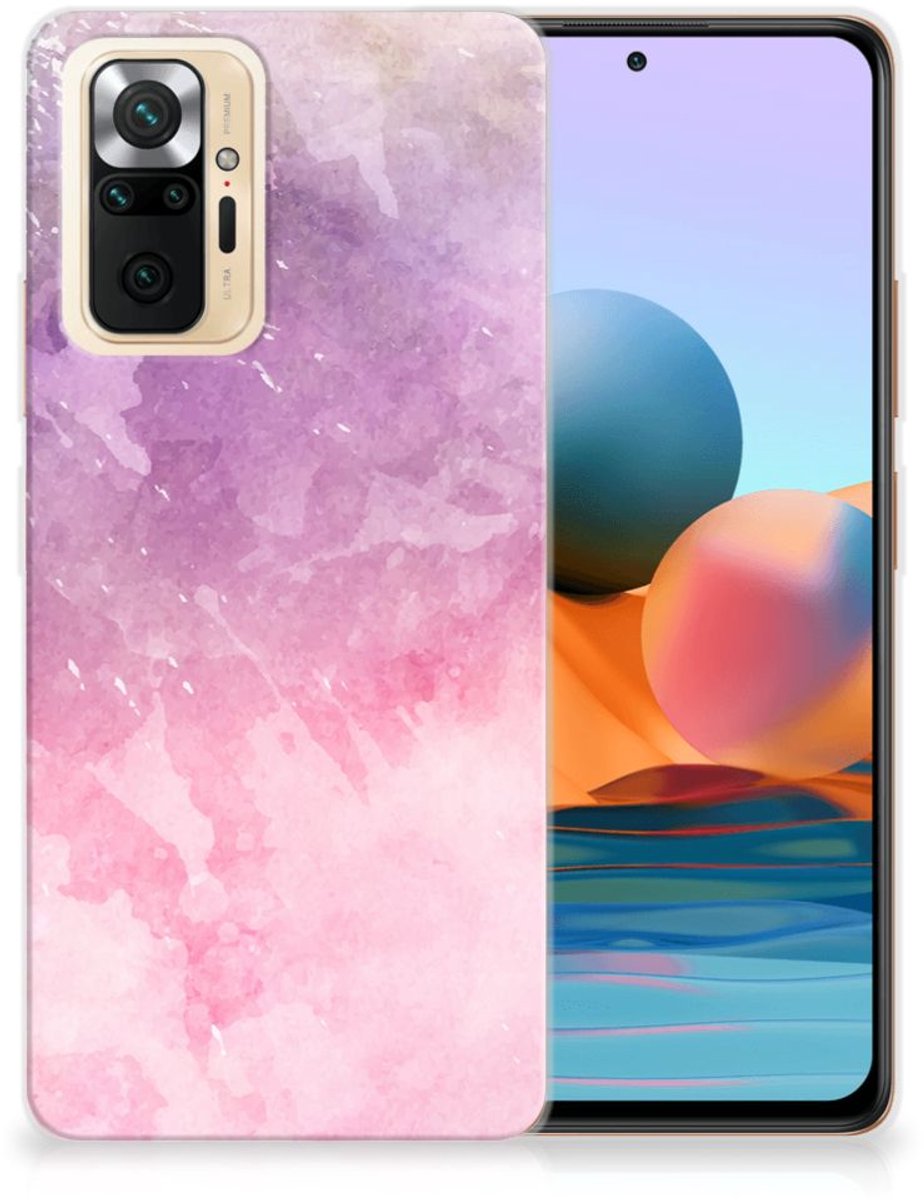 Hoesje maken Xiaomi Redmi Note 10 Pro Pink Purple Paint