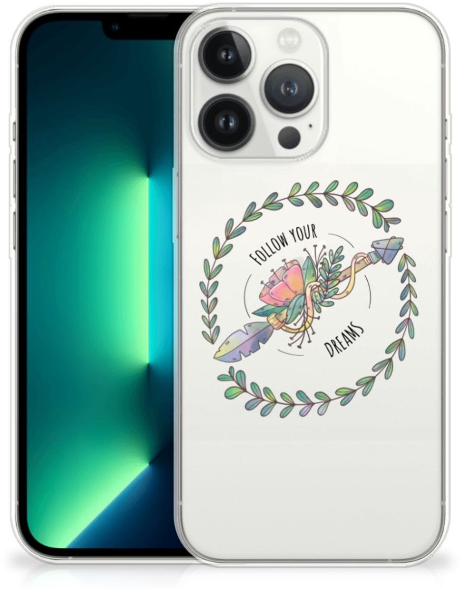 iPhone 13 Pro Max Telefoonhoesje met Naam Boho Dreams
