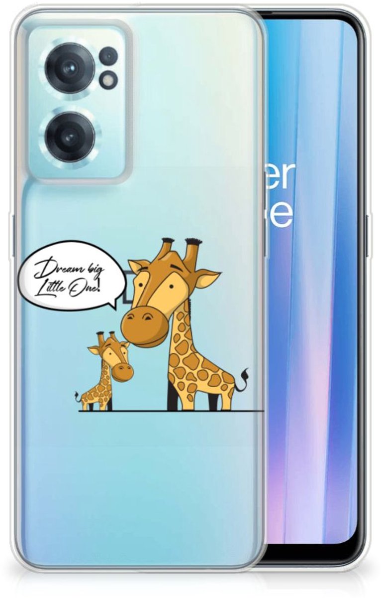 OnePlus Nord CE 2 5G Telefoonhoesje met Naam Giraffe