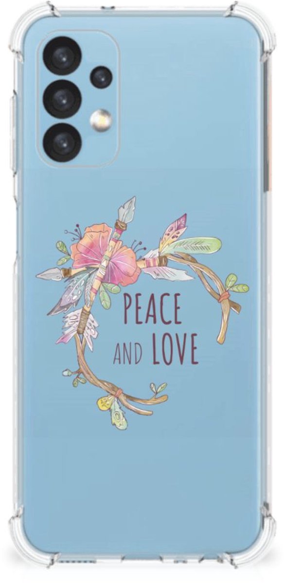 Samsung Galaxy A13 (4G) Stevig Bumper Hoesje Boho Text