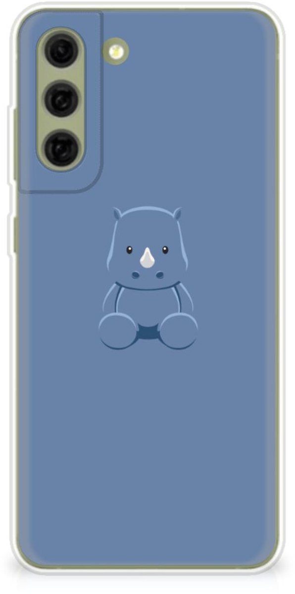 Samsung Galaxy S21FE Telefoonhoesje met Naam Baby Rhino