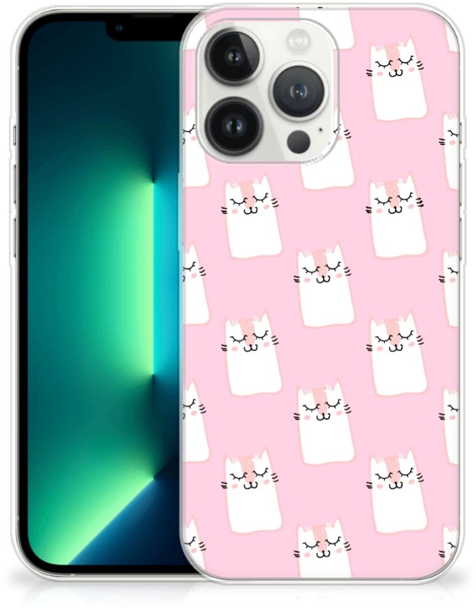 iPhone 13 Pro Max TPU Hoesje Sleeping Cats