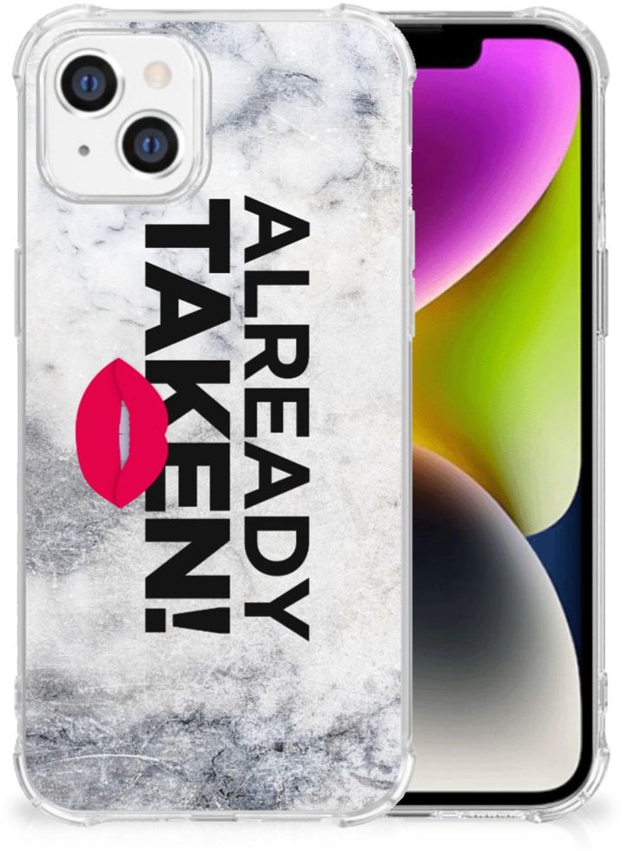 iPhone 14 Telefoonhoesje met tekst Already Taken White