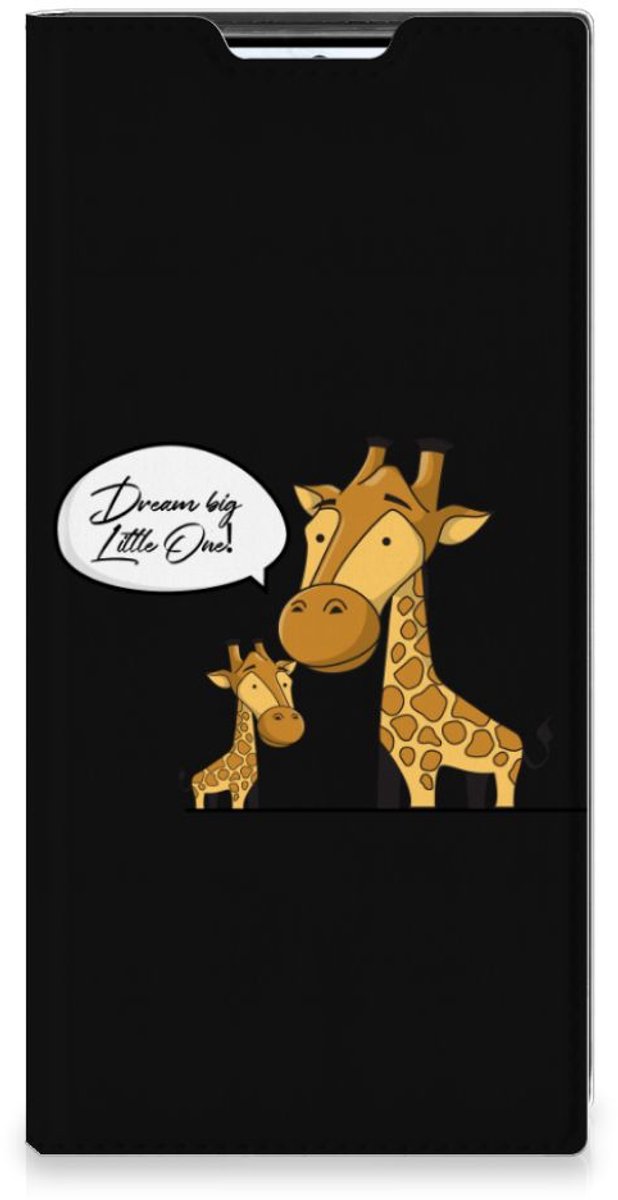 Book Case voor Samsung Galaxy S22 Ultra Magnet Case Giraffe