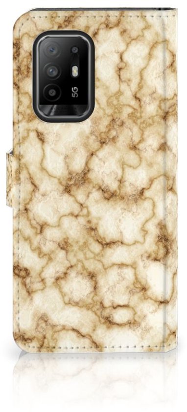 Couverture du livre OPPO Reno5 Z | Etui Smartphone A94 5G Marbré Or