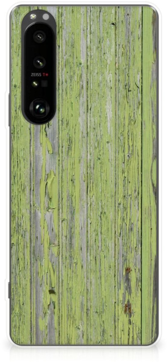 Sony Xperia 1 III Bumper Hoesje Green Wood