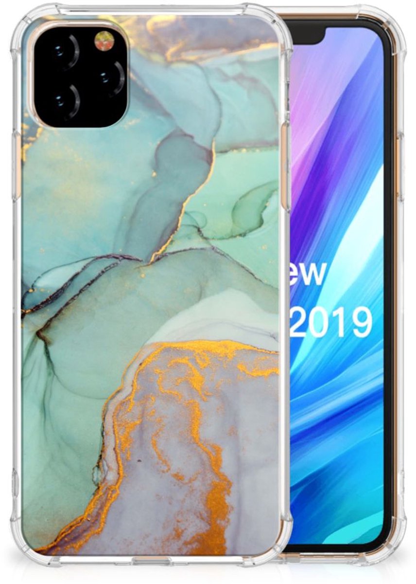 Back Cover voor Apple iPhone 11 Pro Max Watercolor Mix