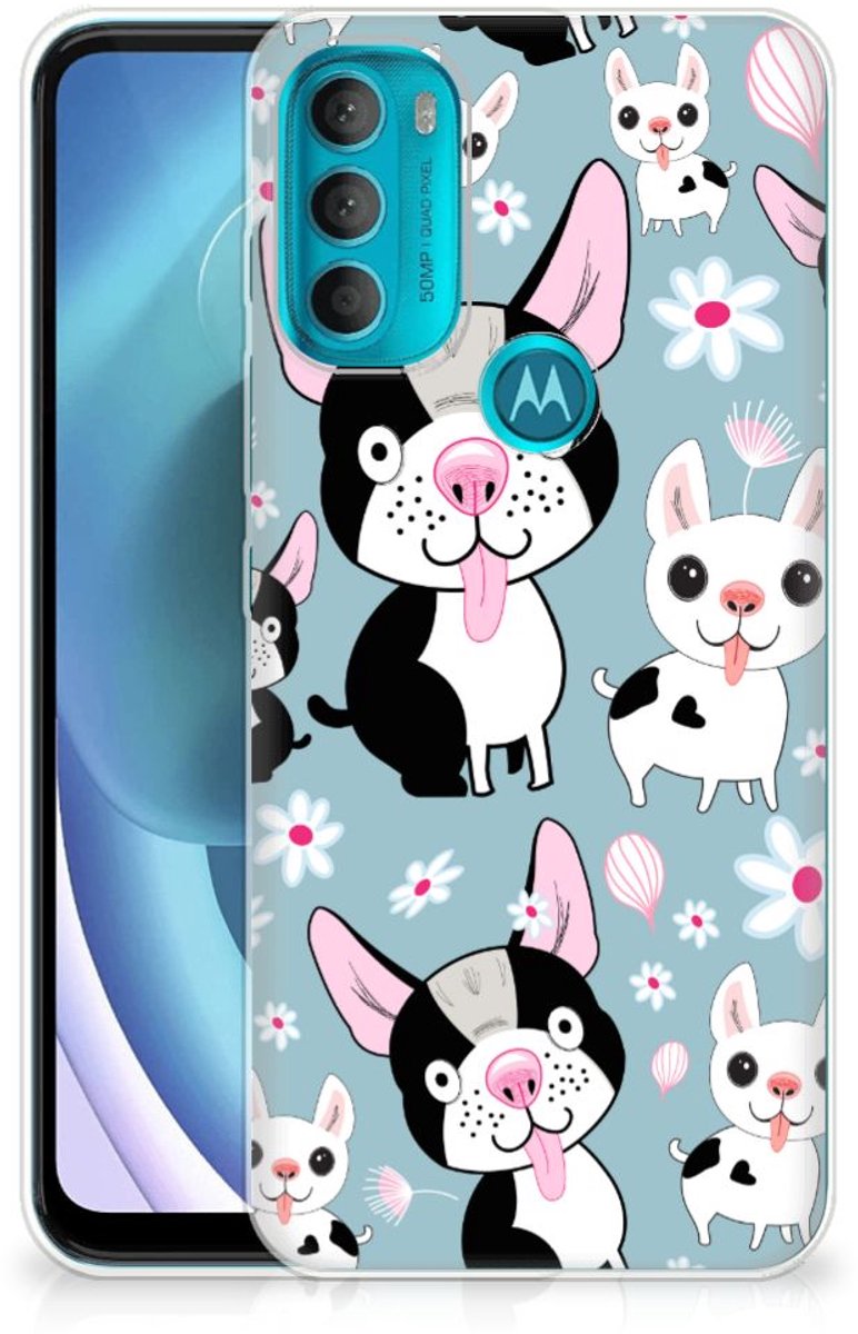 Motorola Moto G71 5G TPU Hoesje Hondjes