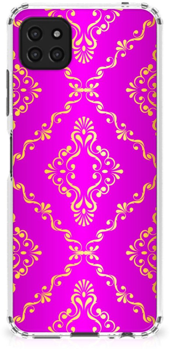 Anti Shock Case Samsung Galaxy A22 5G Barok Roze