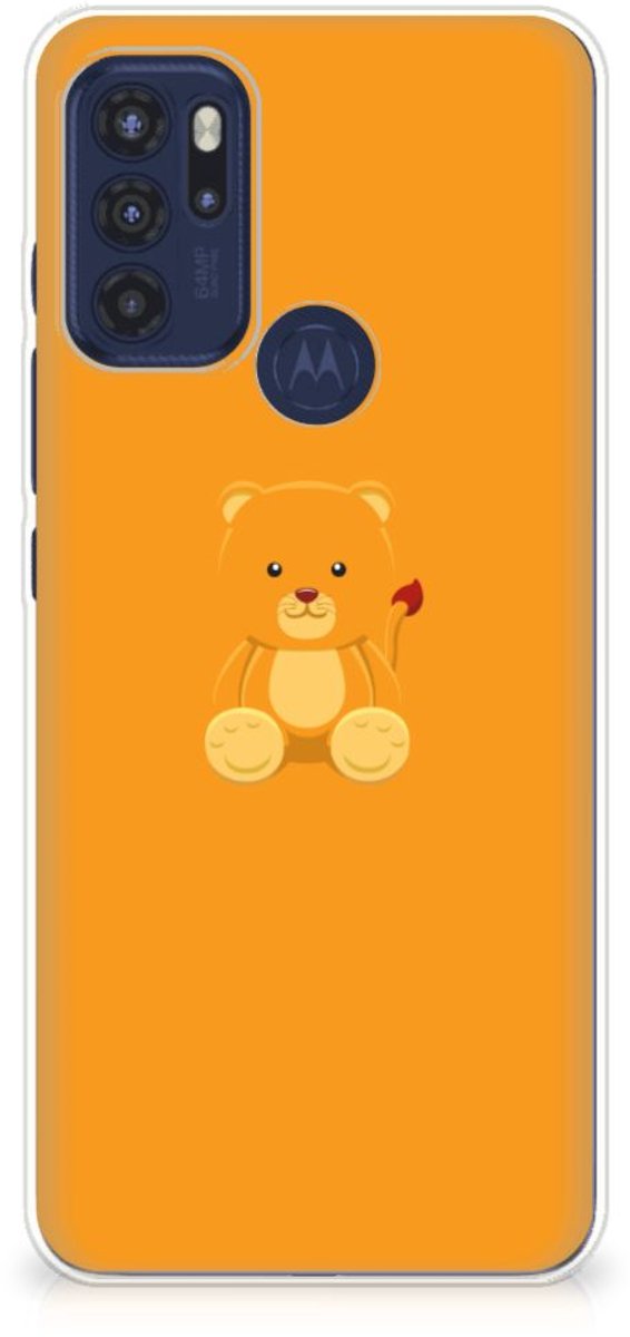 Motorola Moto G60s Telefoonhoesje met Naam Baby Beer
