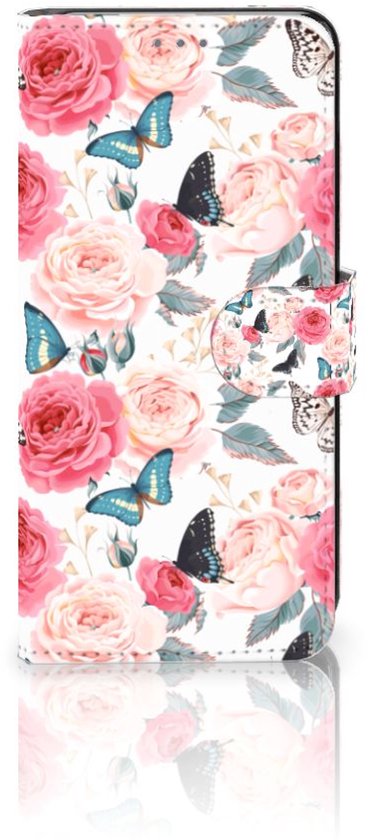 Coque Motorola Edge 30 Neo Housse Coque pour Roses Papillon