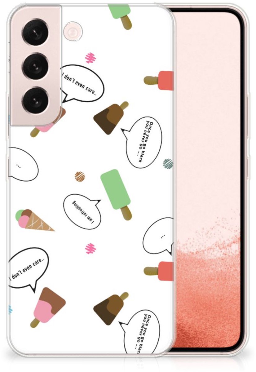 Samsung Galaxy S22 Siliconen Case IJsjes