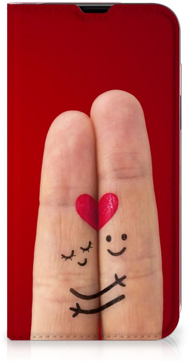 iPhone 13 Hippe Standcase Liefde - Origineel Romantisch Cadeau