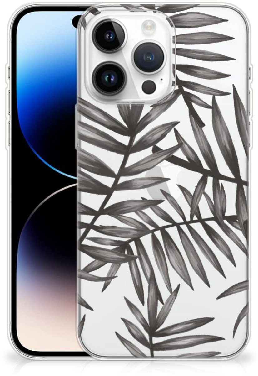 iPhone 14 Pro Max TPU Case Leaves Grey