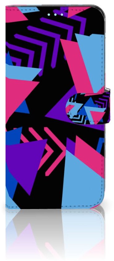 Coque de téléphone OPPO A76 | A96 Wallet Book Case Design Funky Triangle
