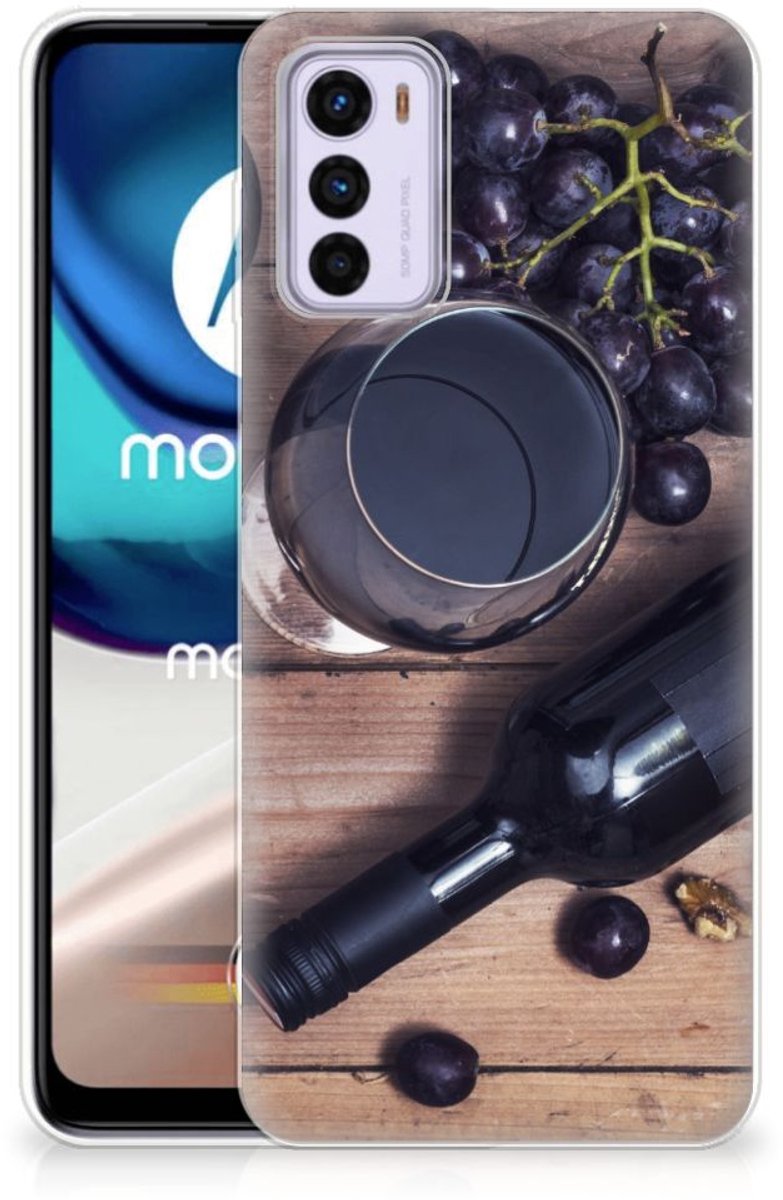Motorola Moto G42 Siliconen Case Wijn