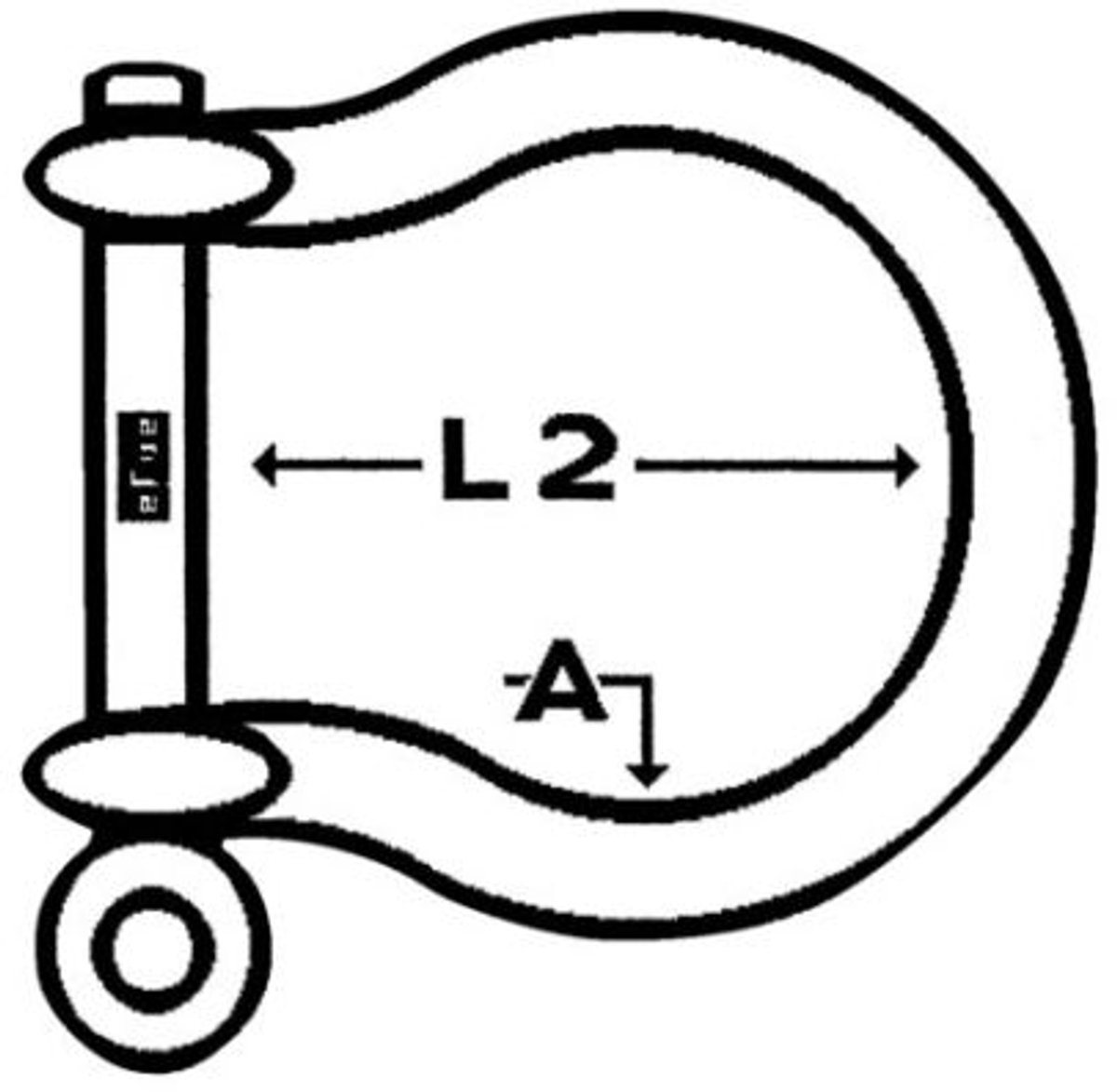 Harpsluiting rvs 10mm bulk