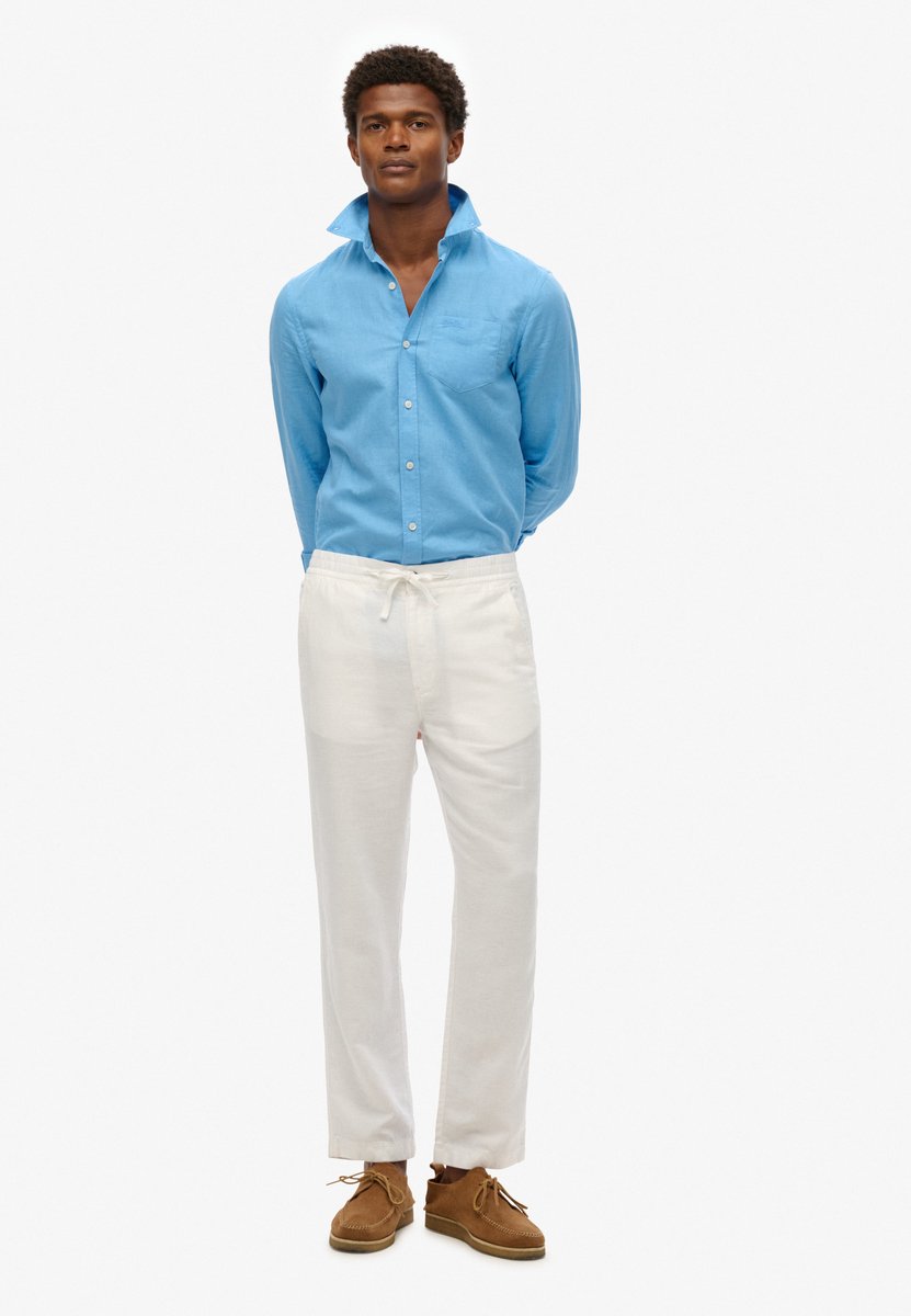 Superdry The Merchant Store Linnen Broek Heren Broeken Optic