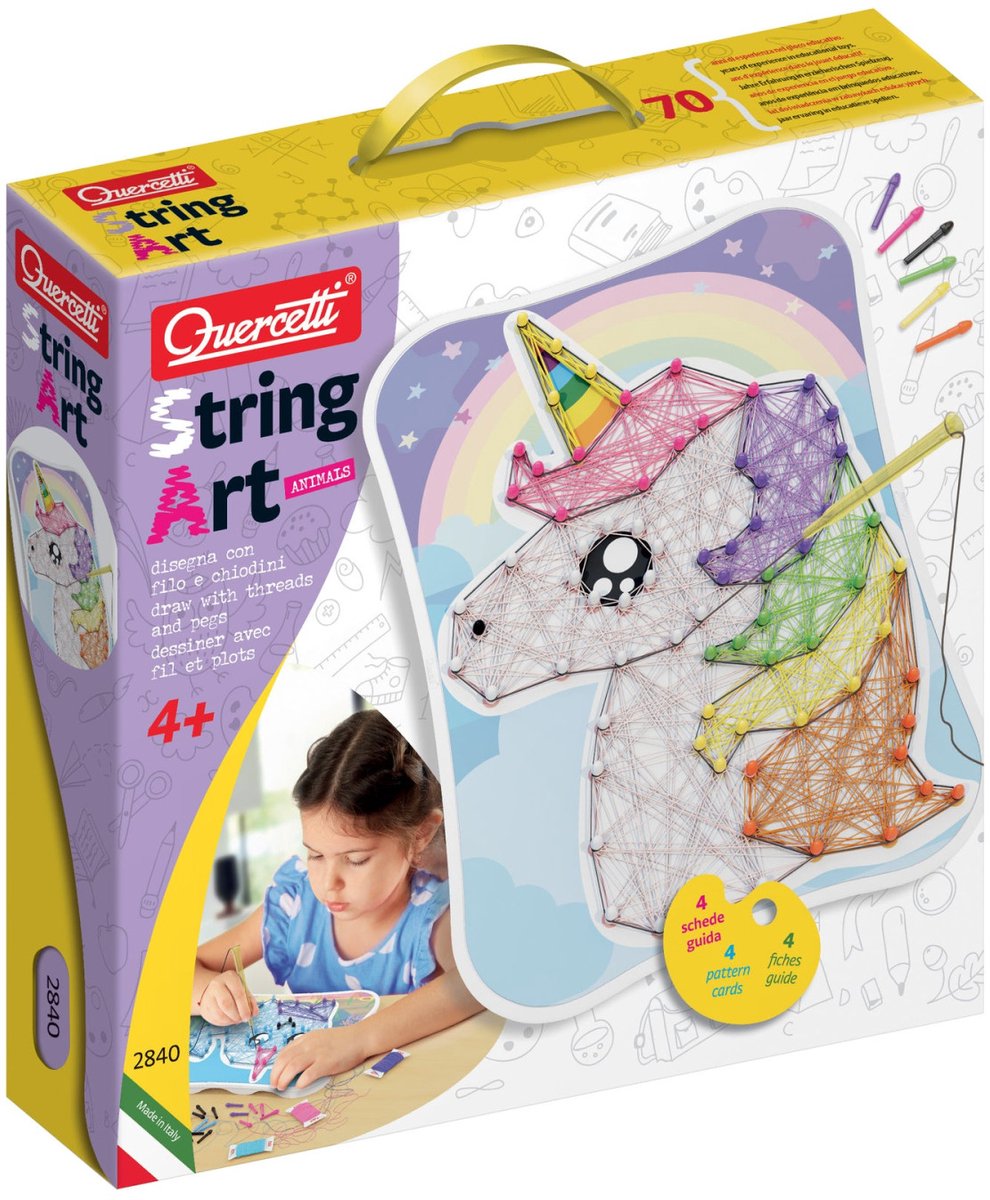 quercetti string art kawaii dieren Merk: Quercetti