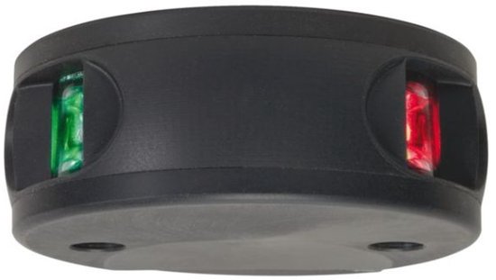 Foto: Aqua signal serie 34 zwart tweekleuren led navigatielicht