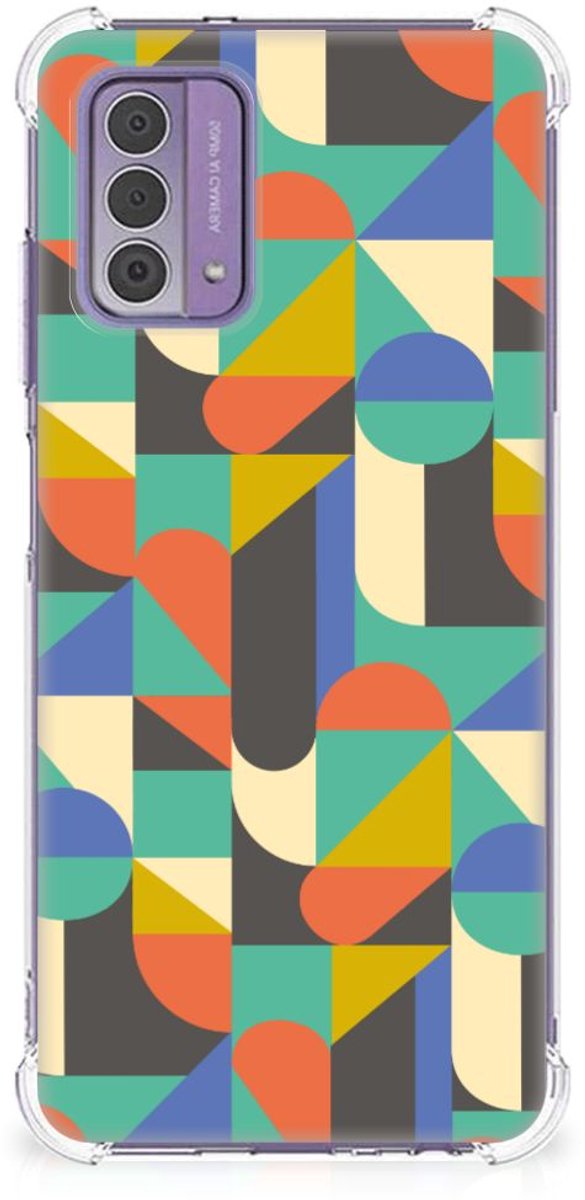 Nokia G42 Doorzichtige Silicone Hoesje Funky Retro