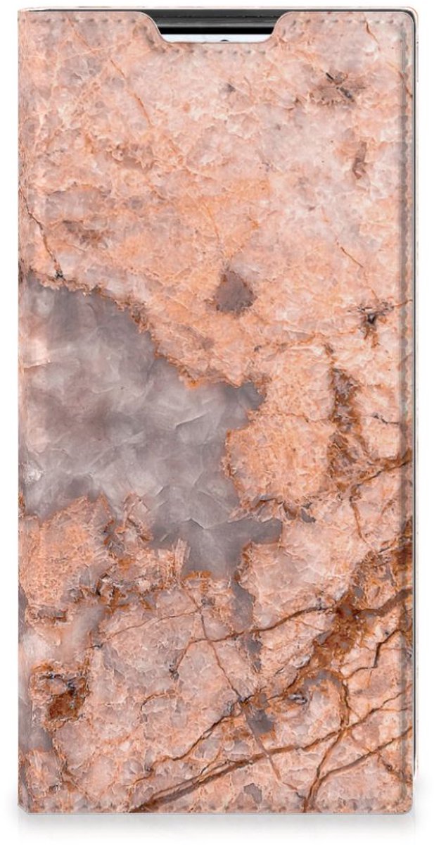 Samsung Galaxy S22 Ultra Standcase Marmer Oranje