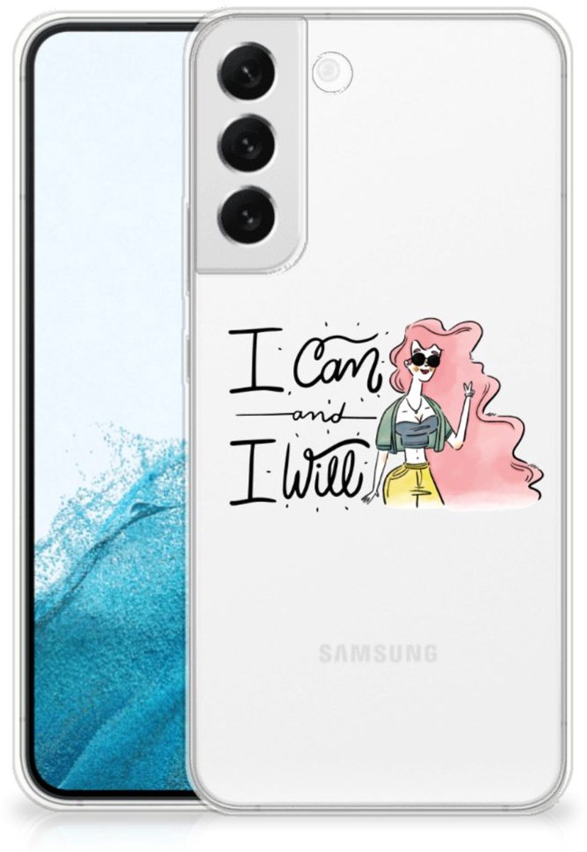 Samsung Galaxy S22 Plus Telefoonhoesje met Naam i Can